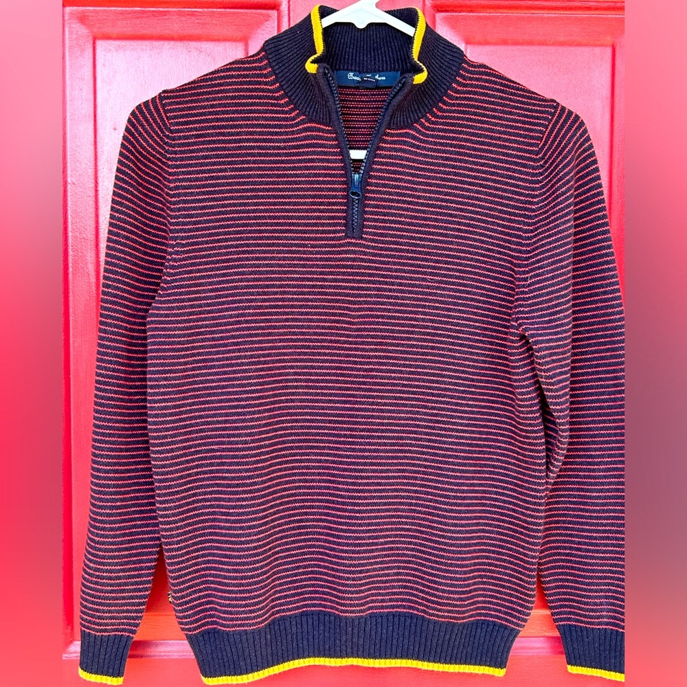 BROOKS BROTHERS sM kid’s cotton/wool sweater. Looks new! For age 9-12 unisex